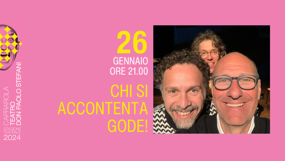 Chi si accontenta gode con Fabrizio Coniglio e Stefano Masciarelli