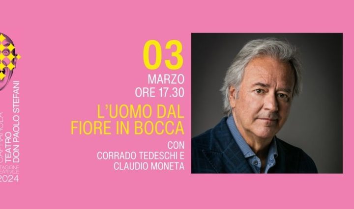 l'uomo dal fiore in bocca con Corrado Tedeschi a Caprarola